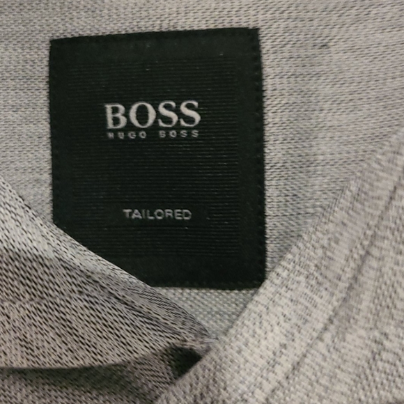 Hugo Boss Tailored- Light Grey Button Down - Picture 1 of 3